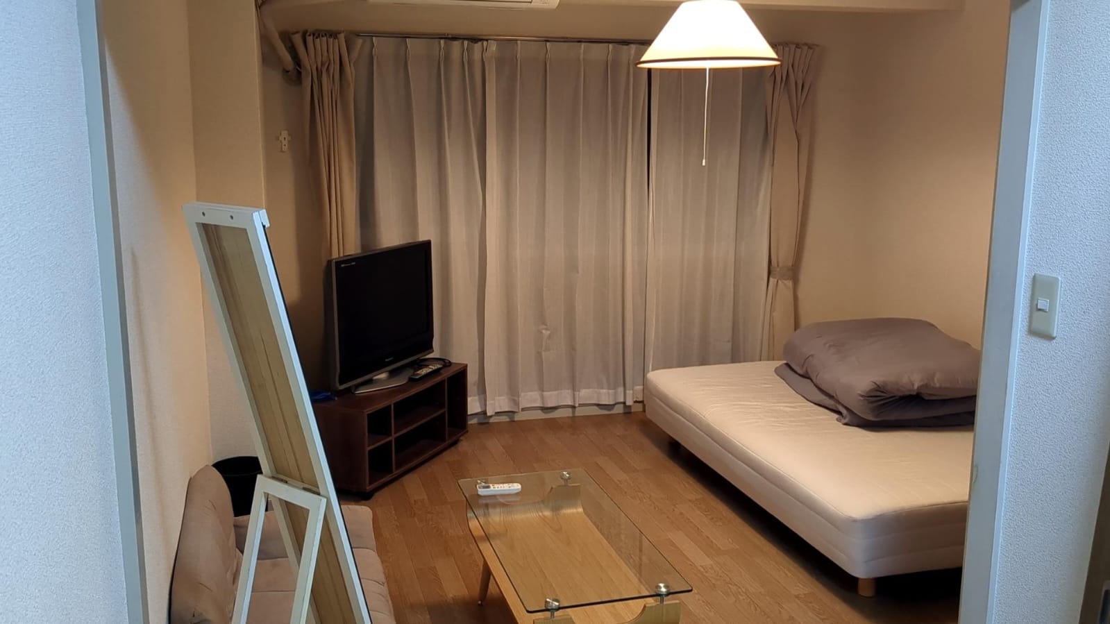 1DK Bentencho 4th floor apartment fully furnished 75000yen/montn (san 408)