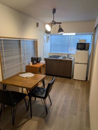 1Room Apartment fully furnished Asashiobashi area of Minato-Ku Osaka-City 60000yen/month